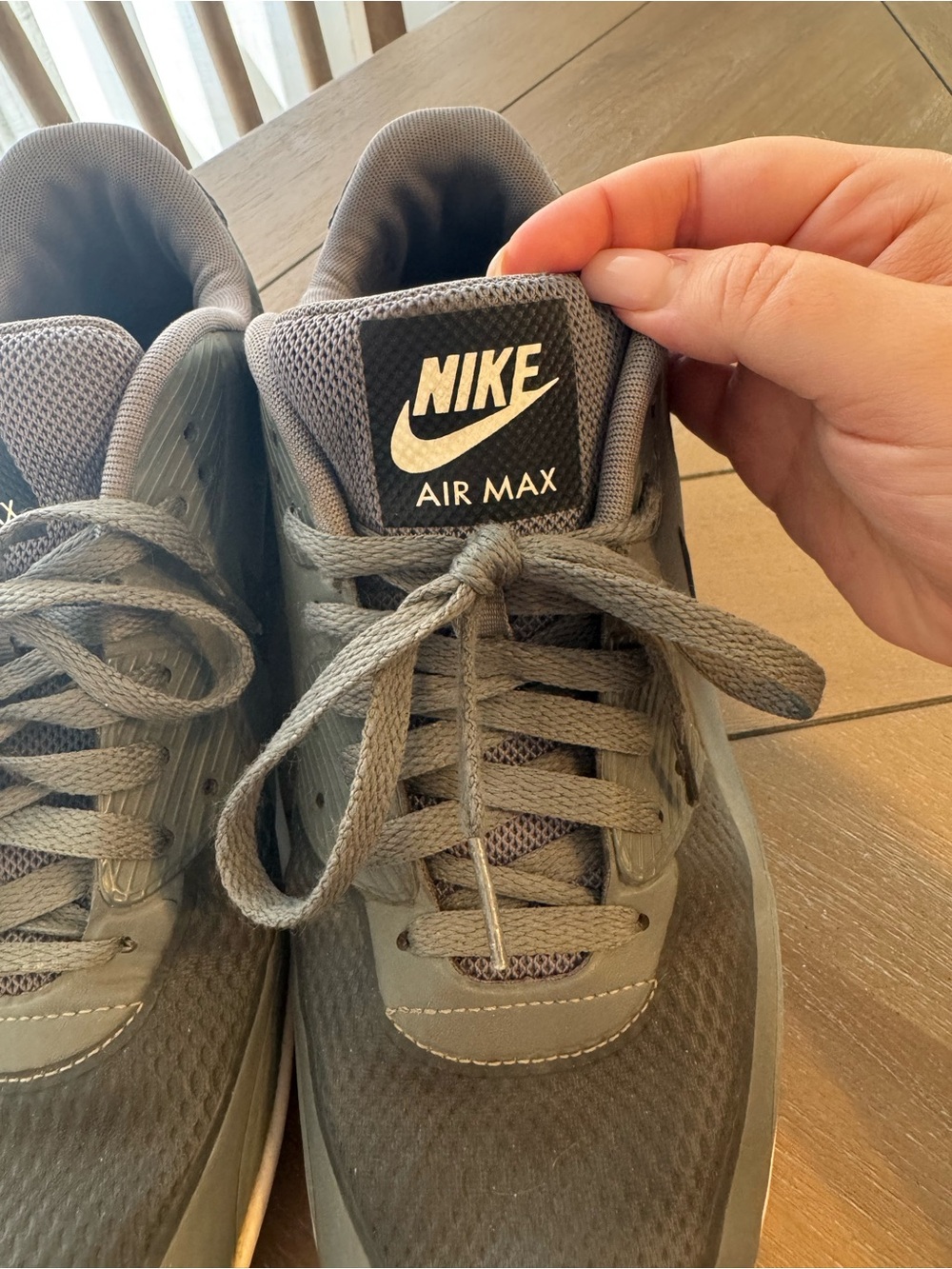Nike Men’s Air Max Golf Shoes - Grey, Black, & White - Picture 11 of 13